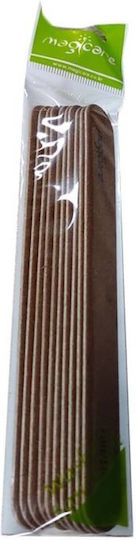 Nagelfeilen Gerade Hölzernes Slim 100/100 10 Stück