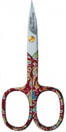 Beauty Spring Nail Scissors Nickel with Straight Tip Cuticles Multicolour 1 Piece