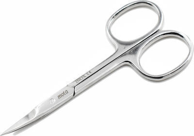 Mota Nail Scissors Stainless with Curved Tip Silver 1 Piece