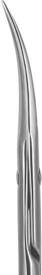 Staleks Nail Scissors Pro Stainless with Curved Tip Cuticles Silver 1 Piece