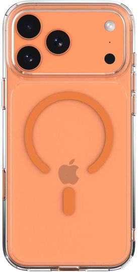 Handyhülle iPhone 18 Pro Max 17 Pro Max Spacecase Klare Magsafe Hart Transparent Magsafe Orange 5905719144203