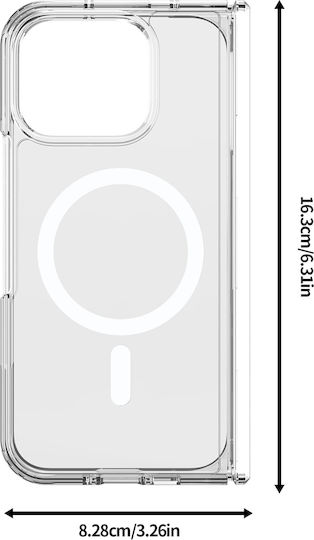 Dux Ducis Clin Magnetische Serie Google Pixel 11 Pro Klare Klapp Handyhülle