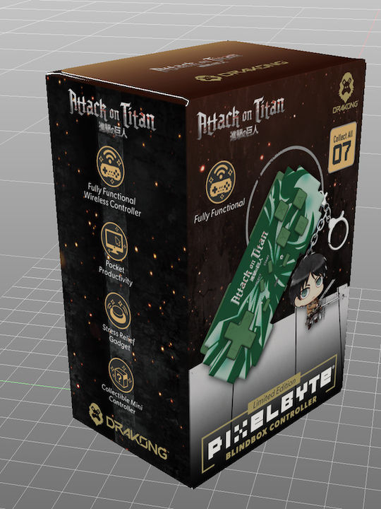 Hyperkin Drakong Pixelbyte Безжичен Контролер Blind Box Attack On Titan Nintendo Switch Аксесоар
