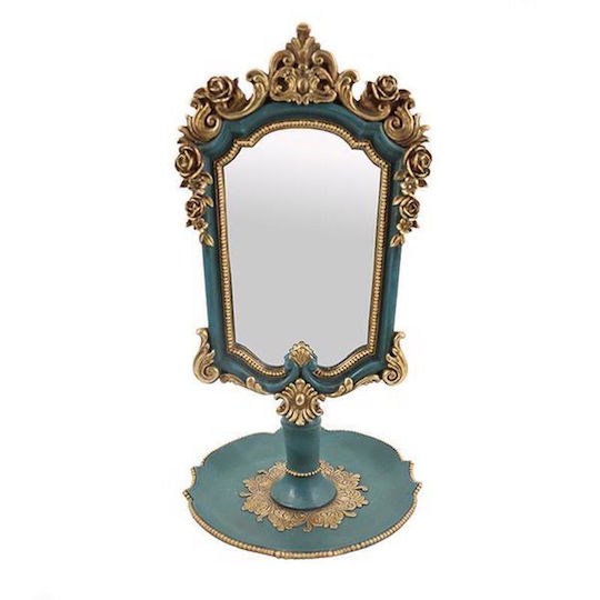 Eurolamp Makeup Mirror Tabletop Green