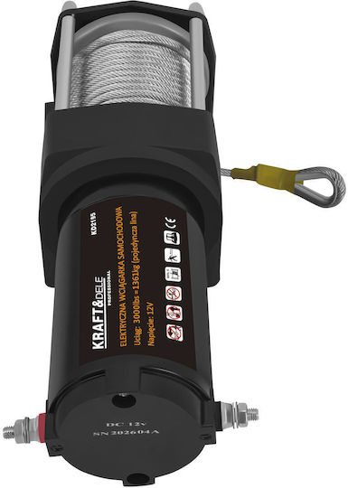 Electric Car Winch 1500w 3000lbs Kd2195