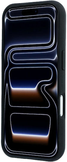 BMW M Blau Perfo Metall Logo Magsafe Handyhülle iPhone 18 Pro / 17 Pro Schwarz