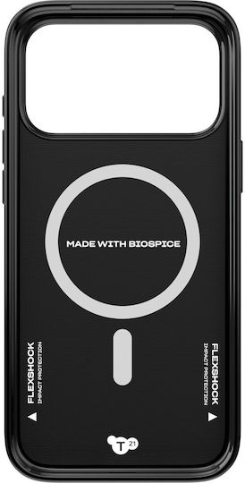 Tech21 Evopulse Fauxven Magsafe Калъф за мобилен телефон iPhone 18 Pro Max Черен