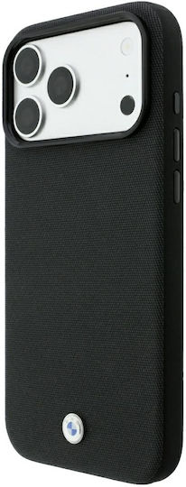 Bmw Kevlar Metal Logo Magsafe Θήκη Apple Iphone 18 Pro 17 Μαύρο