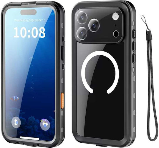 Shellbox Wasserdichte Ip68 Handyhülle Für iPhone 18 Pro / 17 Pro Schwarz