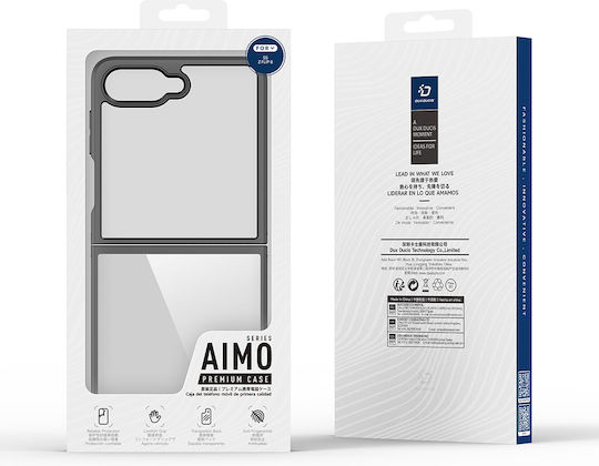 Dux Ducis Aimo Serie Samsung Galaxy Z Flip8 Schwarze Handyhülle