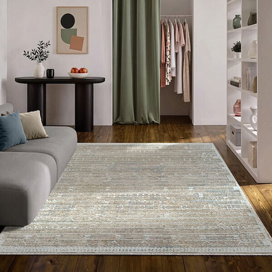Newplan Woolly 36884a Modern Schlafzimmer-Teppichsets Beiges 3Stücke