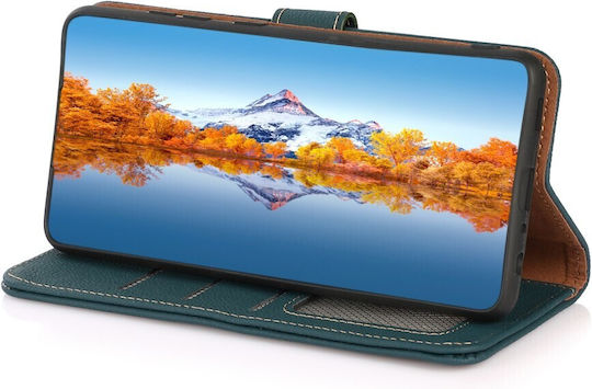Khazneh Lederhülle Brieftasche Grün Google Pixel 11 Pro XL 5G