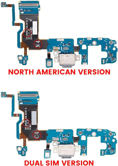 Charging Port Flex Cable Samsung Galaxy S9 Plus G965u Us Version Service Pack