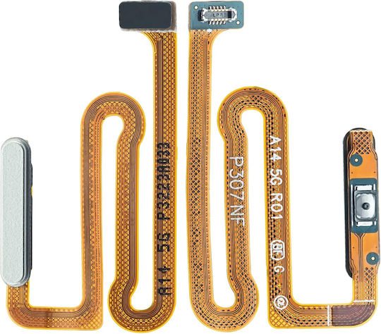 Fingerprint Reader Flex Cable Samsung Galaxy A14 5G A146P 2023 A14 5G UW A146U 2023 Light Green