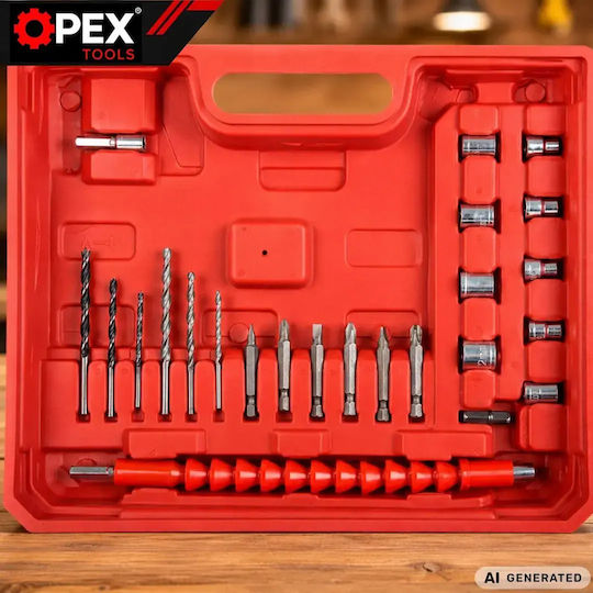Opex Tools OPX28033 Ударен Акумулаторен Дрел-Винтоверт 21V 2x1.5Ah
