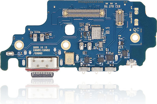 Charging Port Board Sim Card Reader Samsung Galaxy S21 Ultra 5G G9980 Asia Version Premium