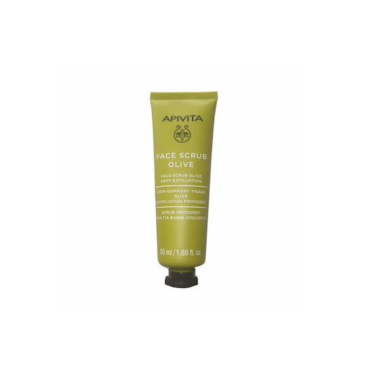Apivita Крем за Скраб за Лице с Маслина 50ml