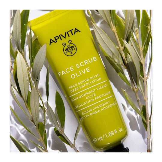 Apivita Крем за Скраб за Лице с Маслина 50ml