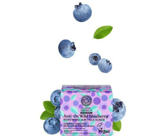 Natura Siberica Anti Ox Wild Blueberry Face Scrub Cream 50ml