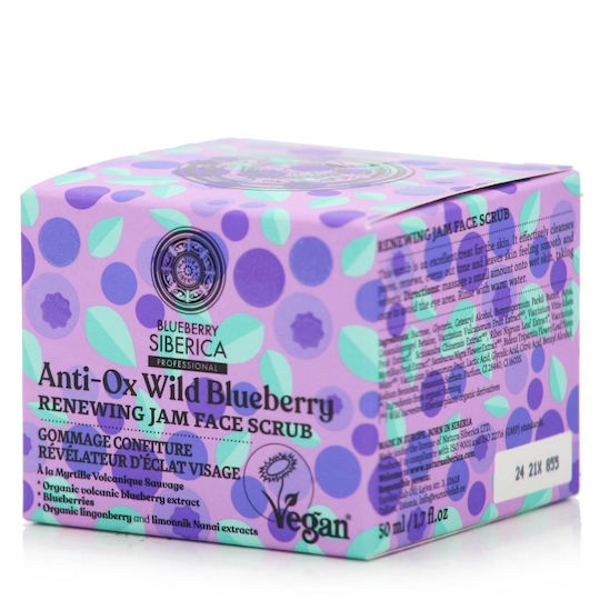 Natura Siberica Anti Ox Wild Blueberry Face Scrub Cream 50ml