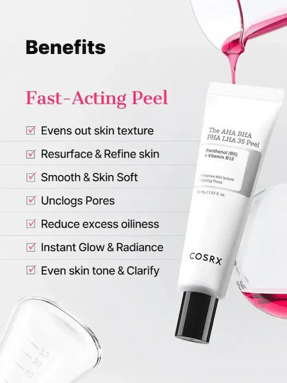 Cosrx Crema Aha Bha Pha Lha 35 pentru Peeling Facial 30ml