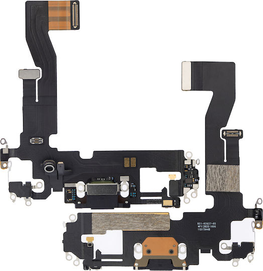 Charging Port Flex Cable Iphone 12 12 Pro Premium Graphite