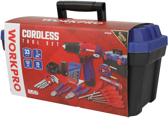 WorkPro WP500005 Battery Drill Driver 12V