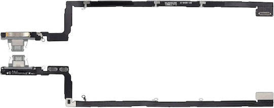 Charging Port Flex Cable Iphone Air Aftermarket Plus Cloud White