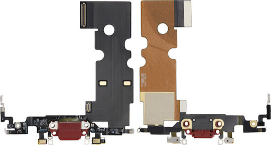 Charging Port Flex Cable Iphone Se 2022 Premium Red