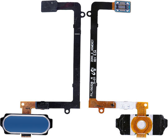 Home Button Flex Cable Samsung Galaxy S6 Edge Blue