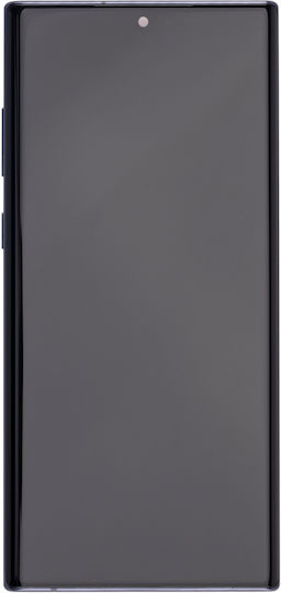 OLED Ersatzbildschirm mit Rahmen Samsung Galaxy Note 10+ 5G Aftermarket Plus Aura Schwarz