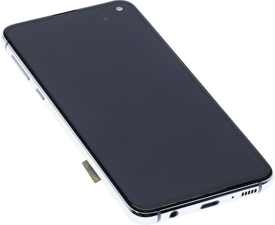 Oled Assembly Frame Samsung Galaxy S10e Service Pack Prism White