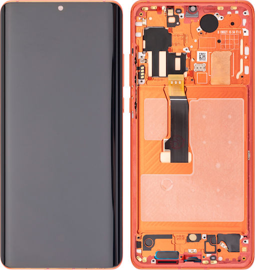 Oled Assembly Frame Huawei P30 Pro Aftermarket Plus Orange
