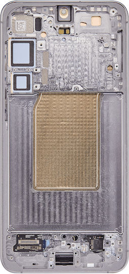 OLED Ersatzbildschirmrahmen Samsung Galaxy S25 Plus 5G US & International Version Aftermarket Plus 120Hz Silber Shadow