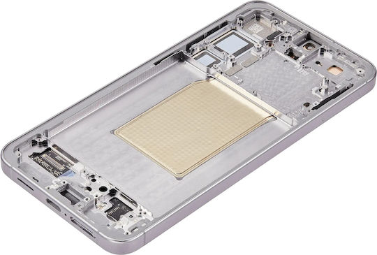 OLED Ersatzbildschirmrahmen Samsung Galaxy S25 Plus 5G US & International Version Aftermarket Plus 120Hz Silber Shadow