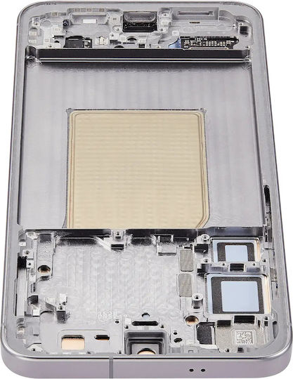 OLED Ersatzbildschirmrahmen Samsung Galaxy S25 Plus 5G US & International Version Aftermarket Plus 120Hz Silber Shadow