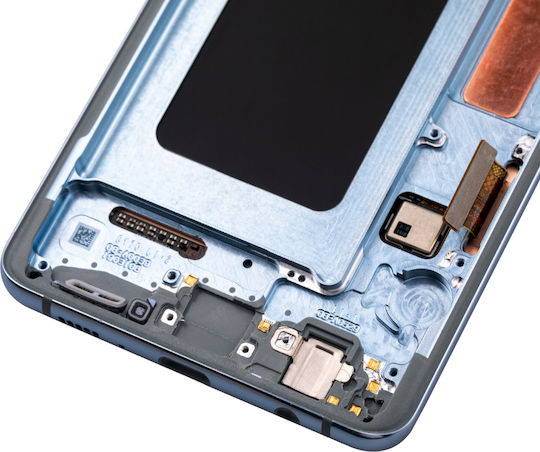 Oled Assembly Frame Samsung Galaxy S10 Plus Service Pack Prism Blue