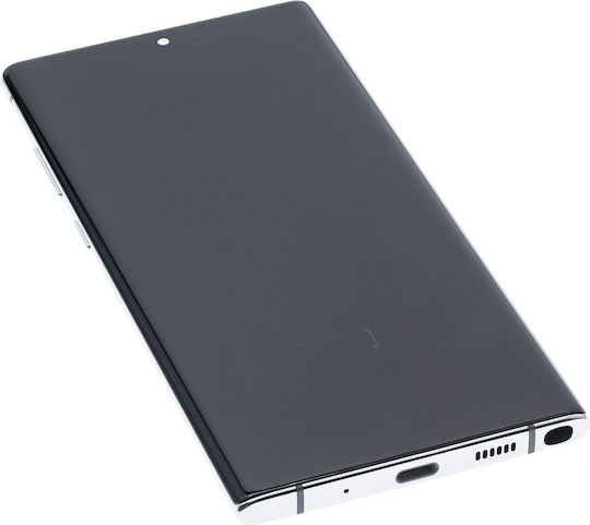 Oled Assembly Frame Samsung Galaxy Note 10 Plus 5g Aftermarket Plus Aura White