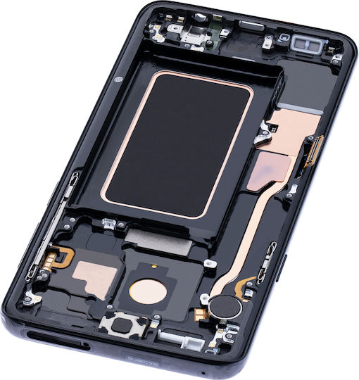 Oled Asamblare cu ramă Samsung Galaxy S9 Plus Aftermarket Plus Negru Miezul Nopții