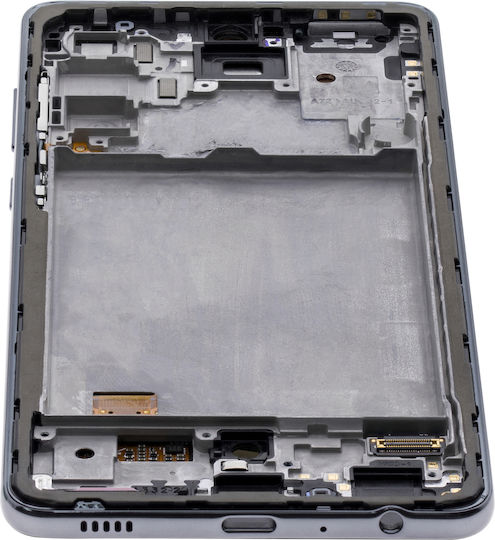 OLED модул с рамка Samsung Galaxy A72 A725 2021 Service Pack Черен