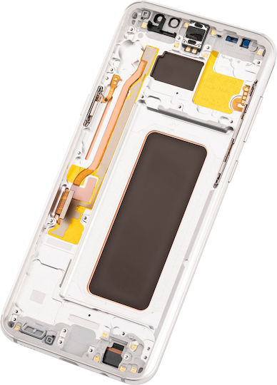 Oled Assembly Frame Samsung Galaxy S8 Plus Aftermarket Plus Arctic Silver