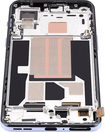 Asamblare OLED cu ramă OnePlus Nord 2 5G aftermarket Plus Gri Sierra