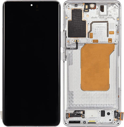 Oled Assembly Frame Xiaomi 13 Pro Aftermarket Plus White
