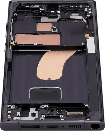 Oled Assembly Frame Samsung Galaxy S23 Ultra Us & International Aftermarket Pro 120hz Phantom Black