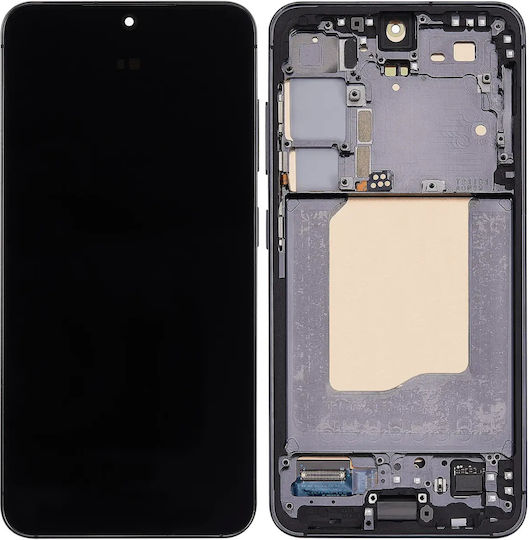 Oled Assembly Frame Samsung Galaxy S25 5g Us & International Aftermarket Plus Blue Black