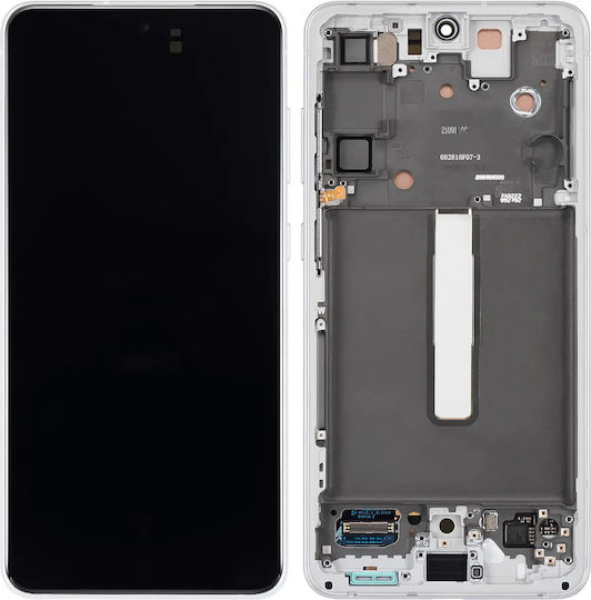 OLED Ersatzbildschirmrahmen Samsung Galaxy S21 FE 5G US & Internationale Version Aftermarket Plus 120Hz Weiß