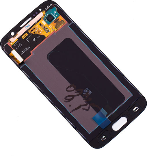 Oled Assembly Without Frame Samsung Galaxy S6 Service Pack White Pearl