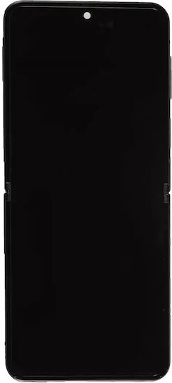 Ansamblu intern OLED cu ramă Samsung Galaxy Z Flip 4 5G US și International Service Pack Bora Purple