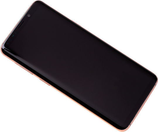 OLED модул с рамка за Samsung Galaxy S9 Plus aftermarket Plus златист Sunrise Gold