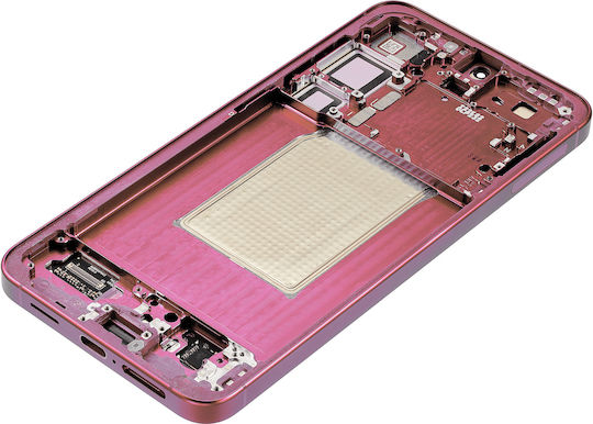 Oled Asamblare Cu Ramă Samsung Galaxy S25 Plus 5g Versiune US și Internațională Service Pack Roșu Coral